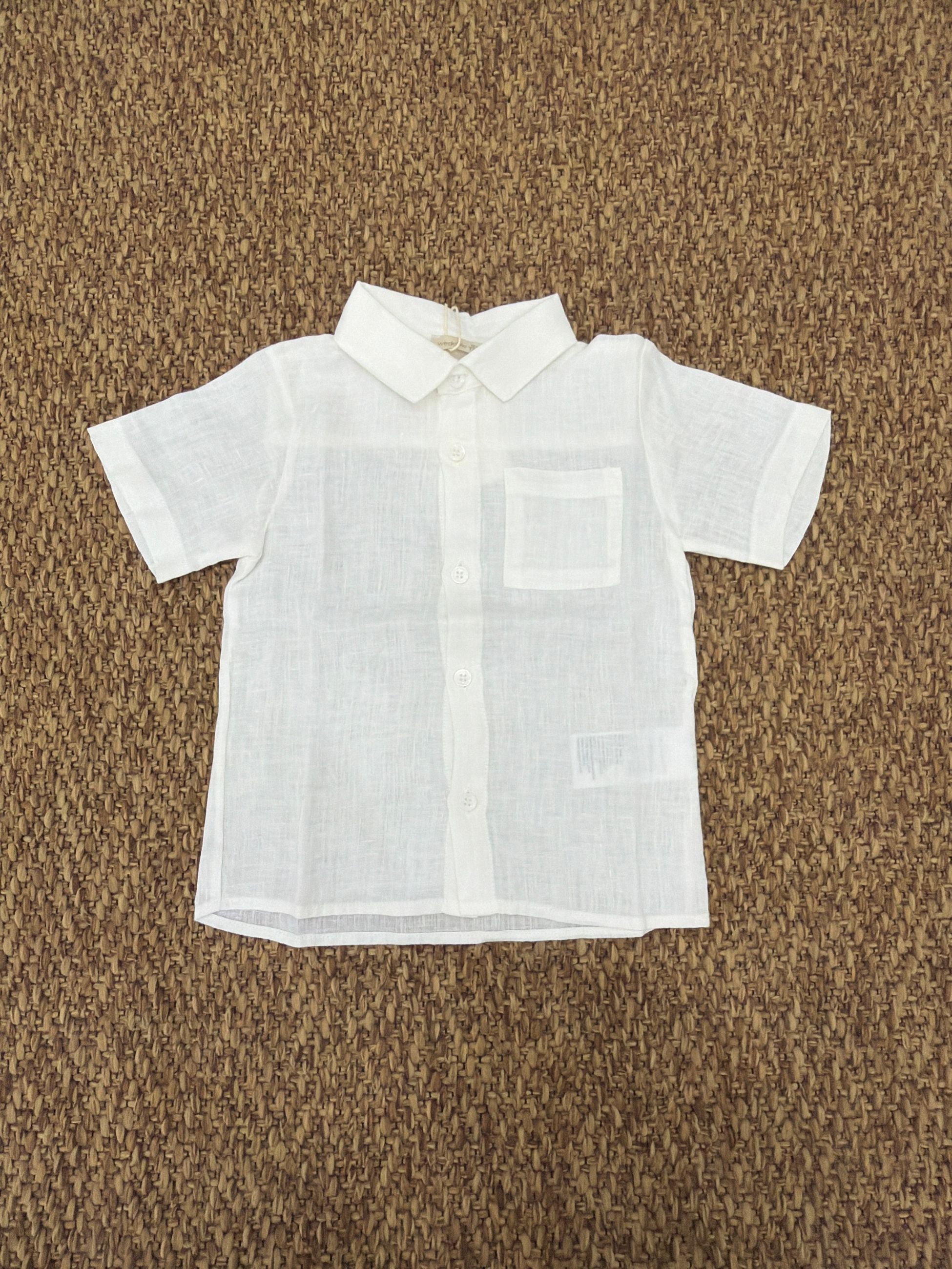 Camicia bambino con taschino Wedoble