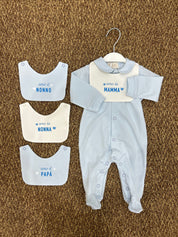 Tutina neonati con 4 bavette Nanan