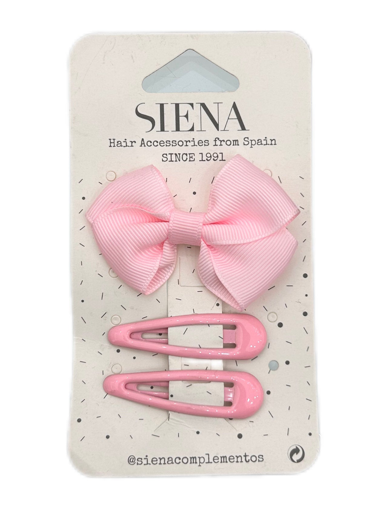 Set mollette bimba con fiocco Siena