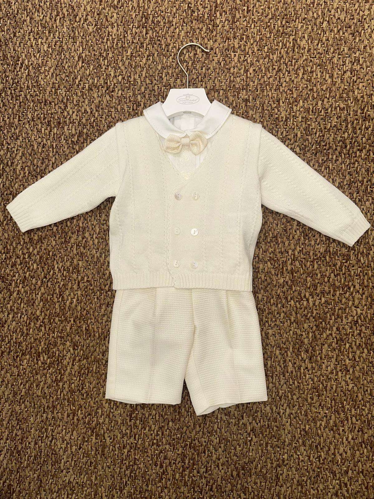 Completo bambino cerimonia 4pz con papillon Marlù
