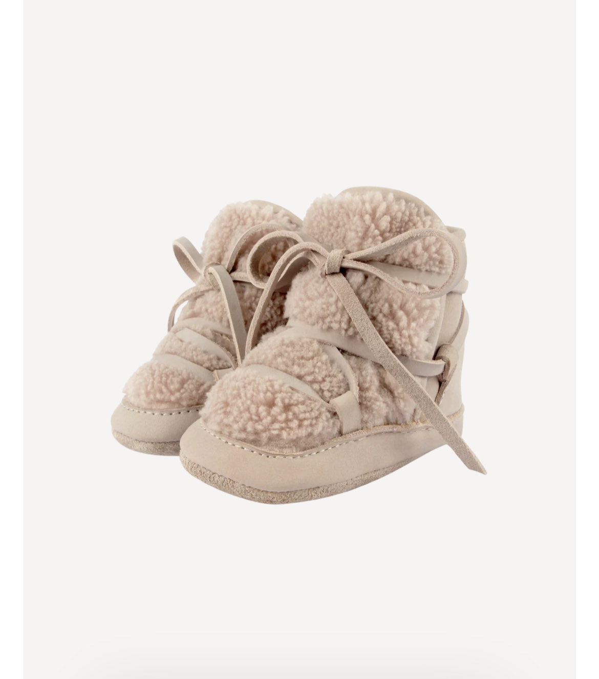 Scarpine culla laccetti in pellicciotto Donsje