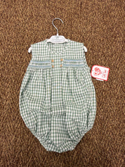 Pagliaccetto bimba a quadretti Del Sur