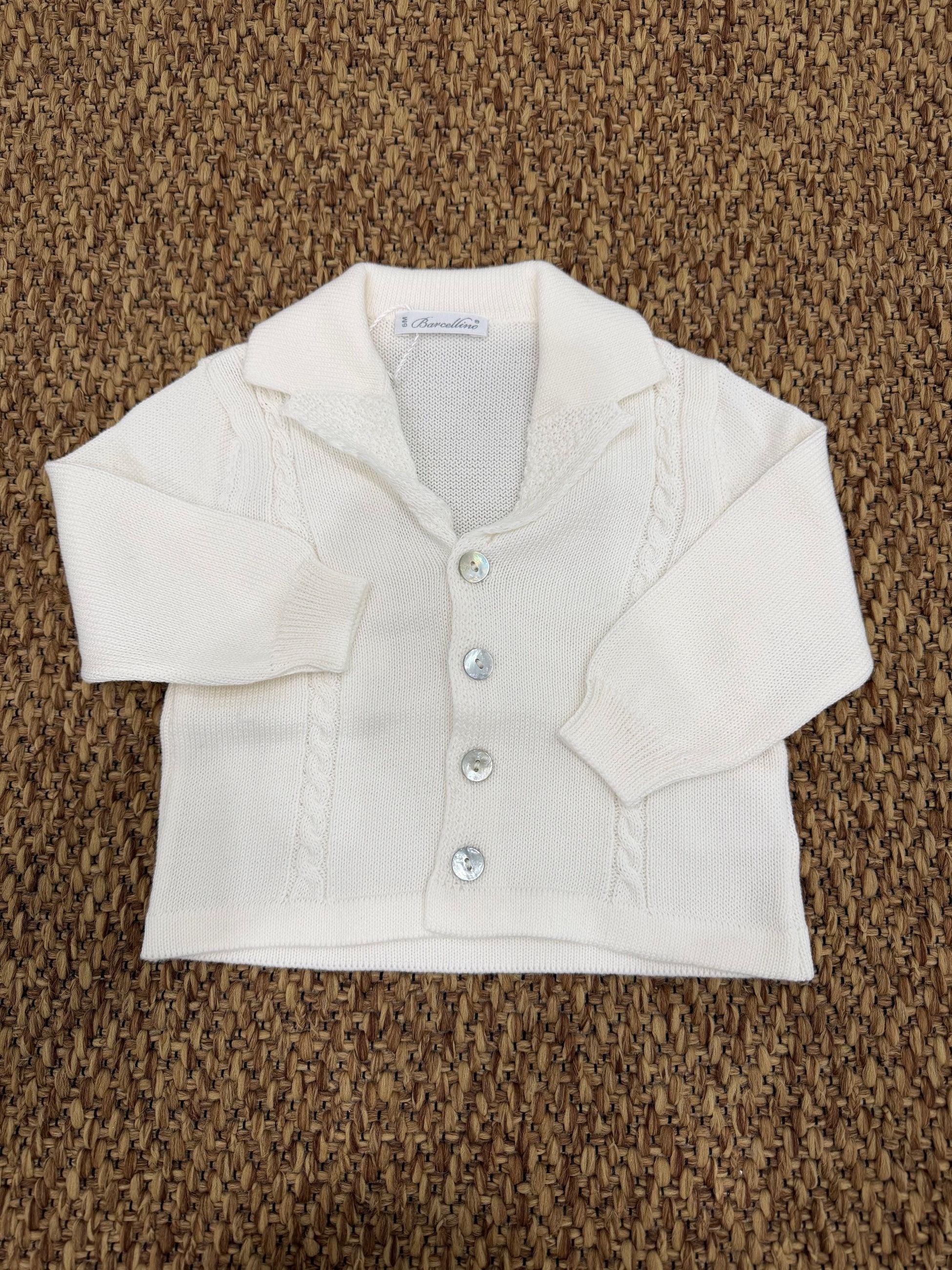 Giacchino bambino ricamo trecce Barcellino