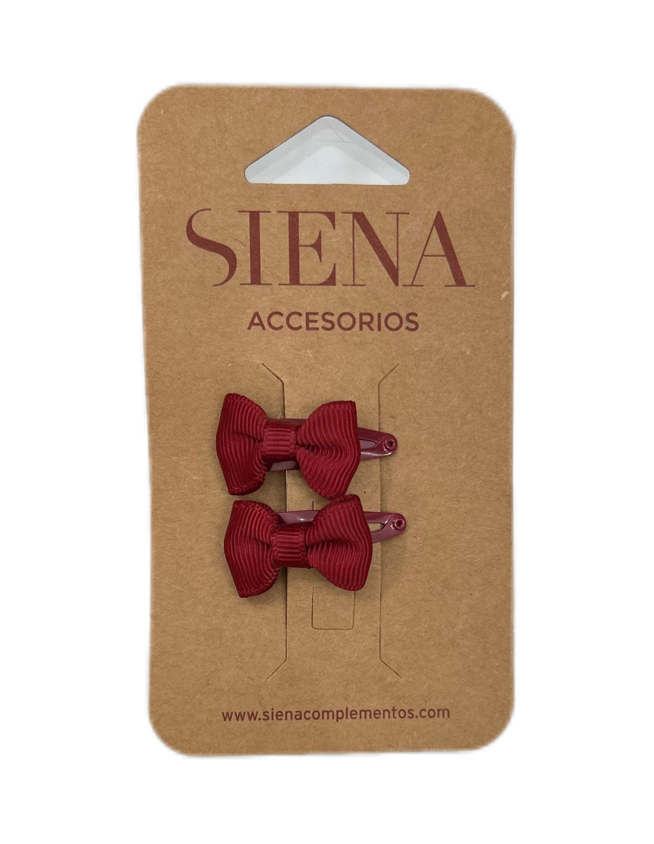 Mini mollette bimba con fiocchetto Siena