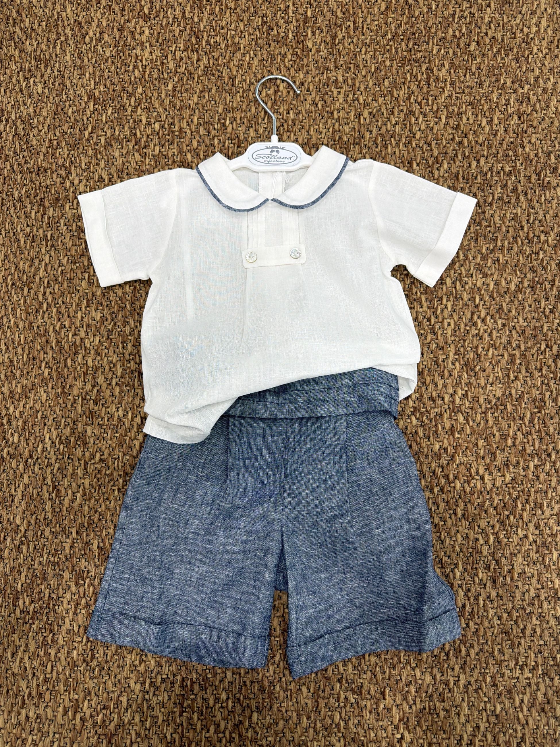 Completo bambino 2pz in lino Cocodè