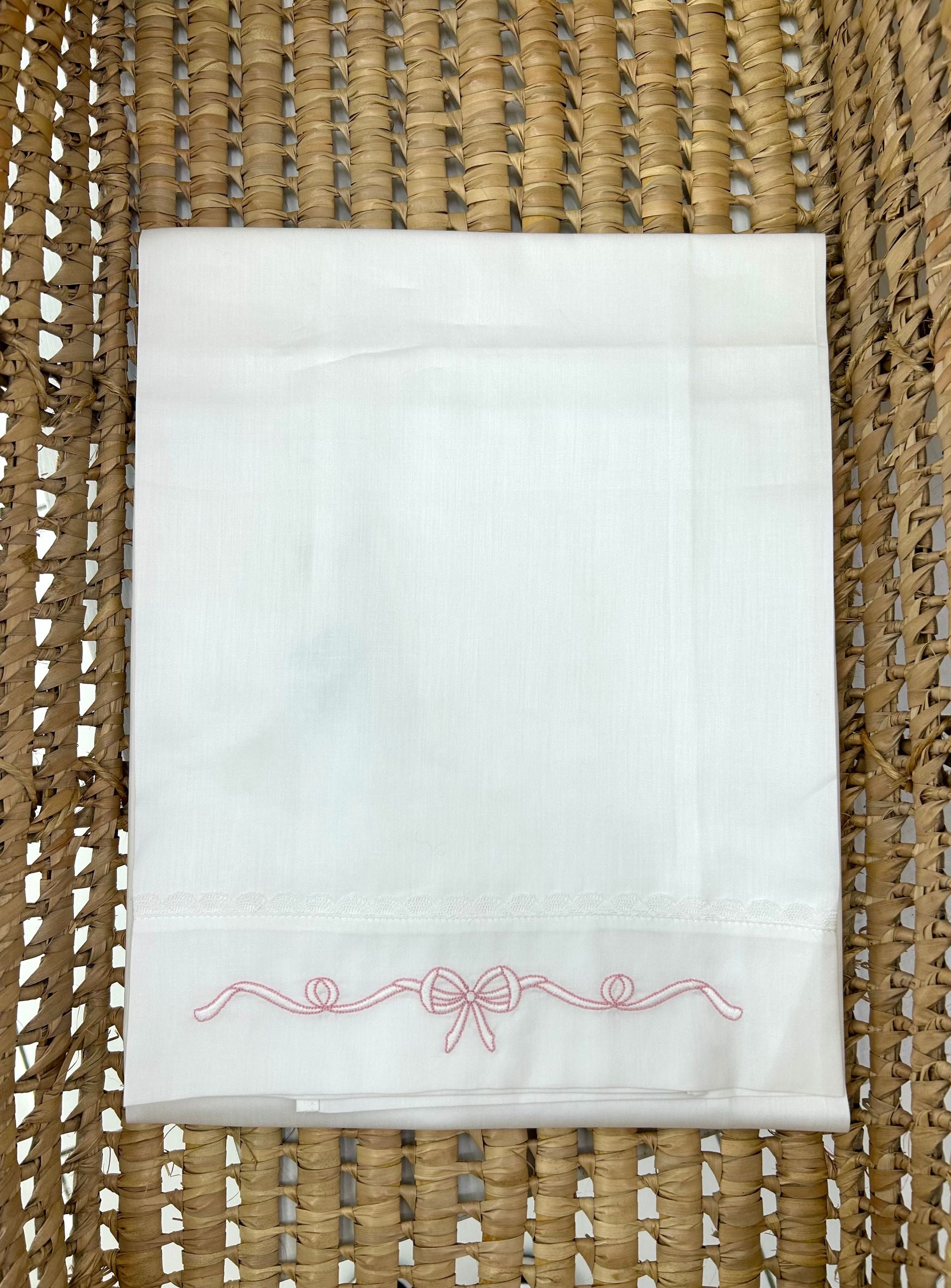 Set Lenzuolino 3 pz cotone con fiocco Marlù