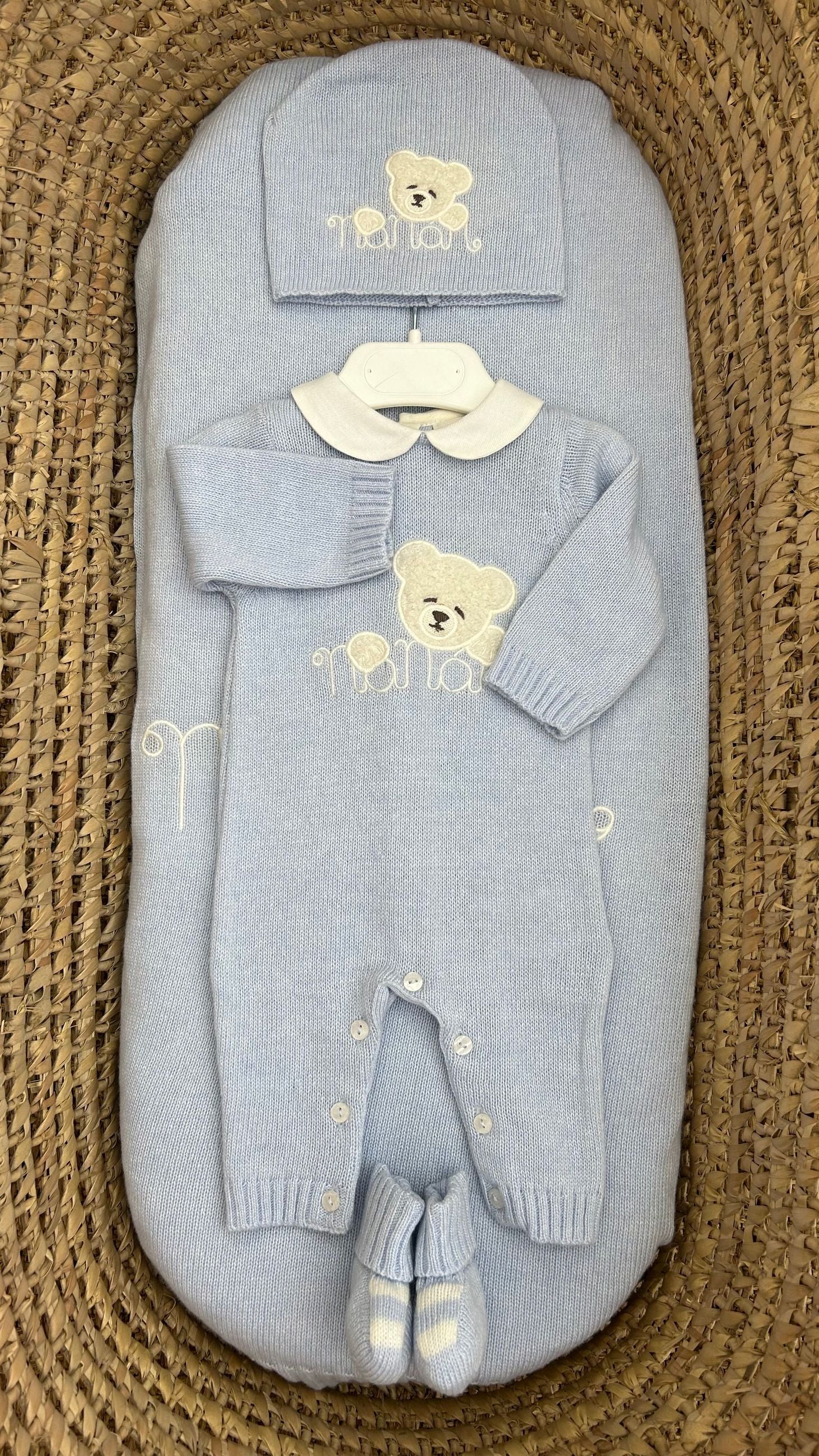 Completo nascita neonata 3pz orsetto Nanan