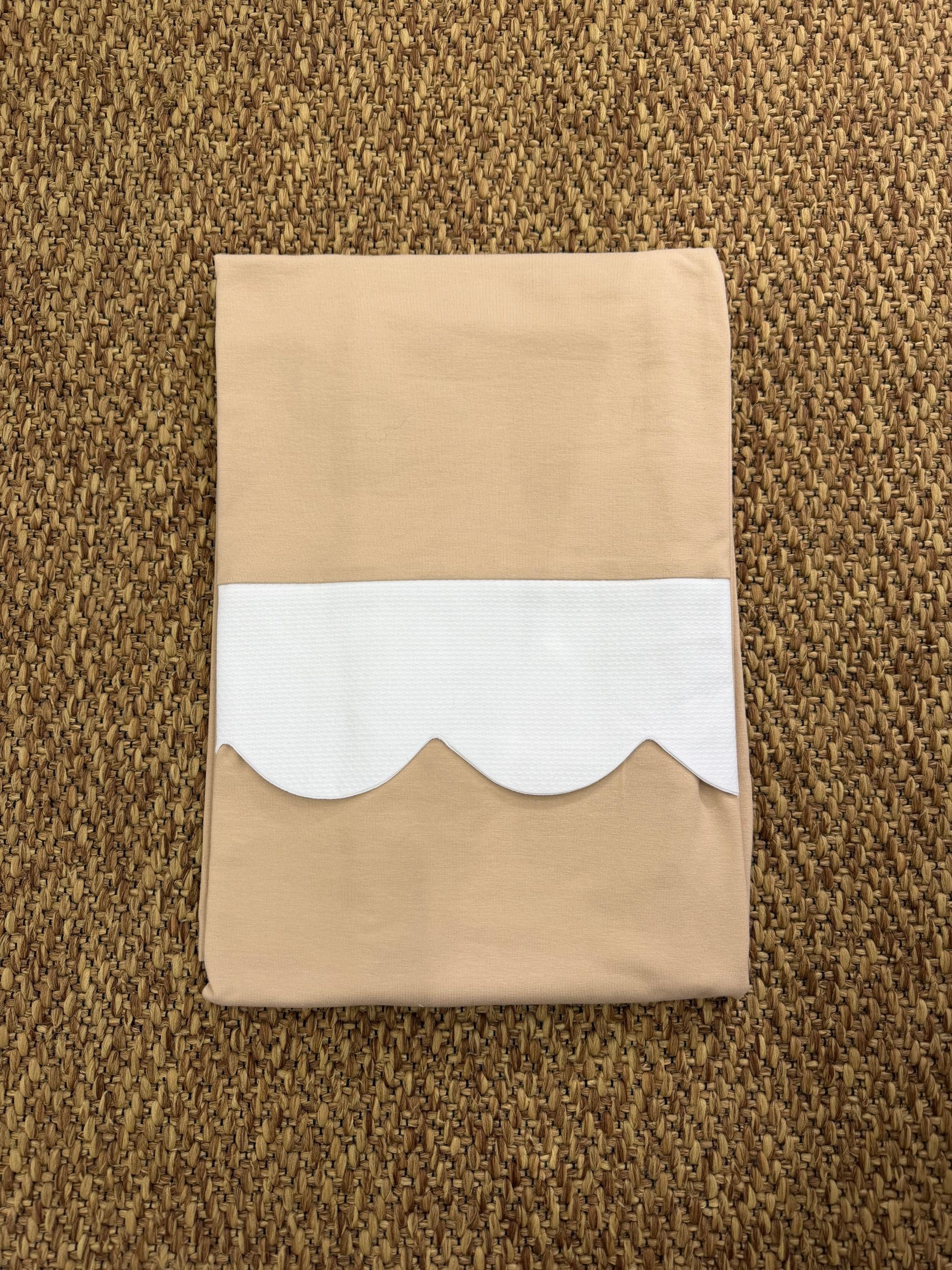 Coperta neonati con orlo petalo Pappa e Latte
