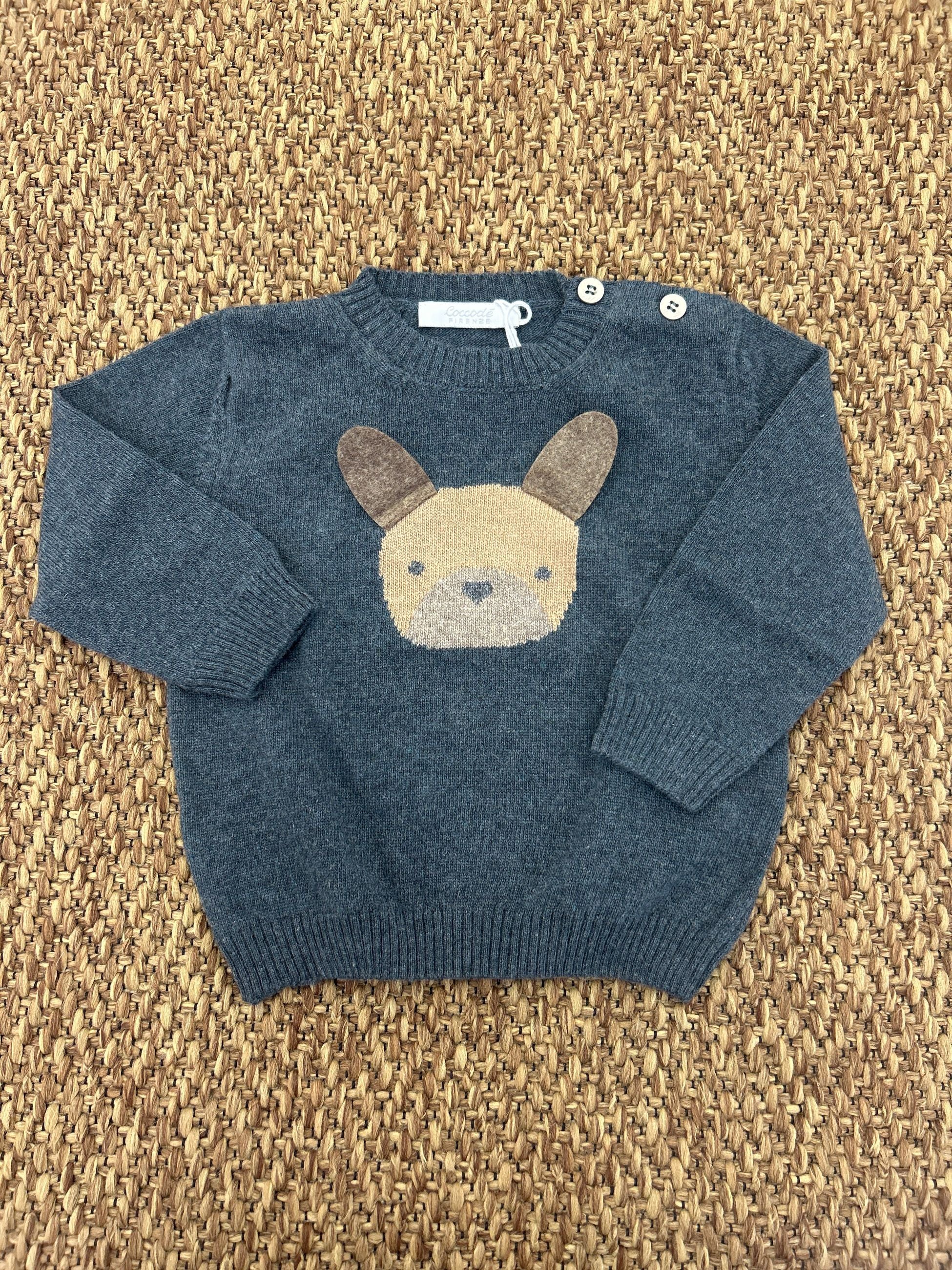 Maglioncino bambino cagnolino Cocodè