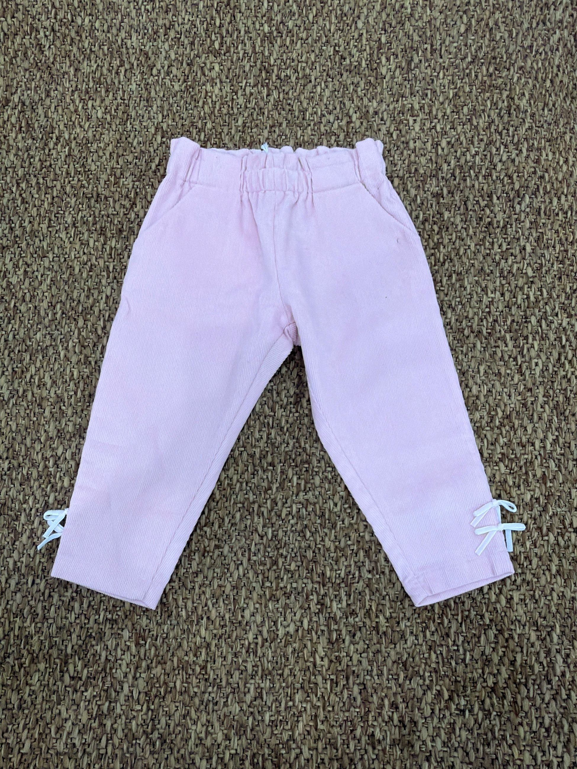 Pantalone bambina con fiocchetti Cocodè