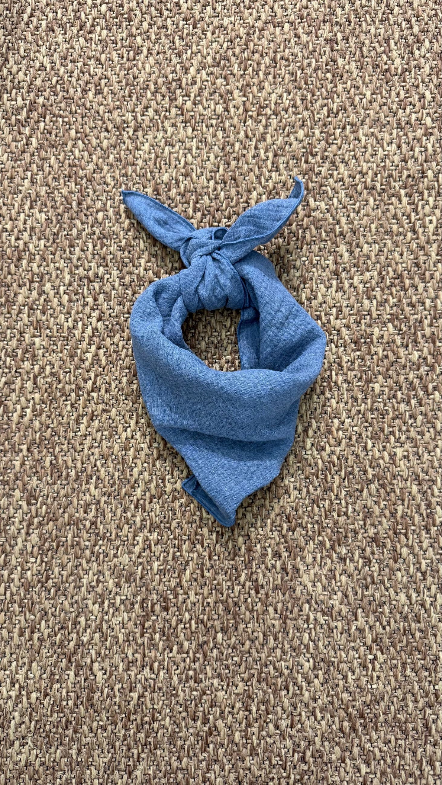 Bavetta bandana in mussola Calamaro
