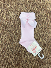 Calzini bimba con fiocco in raso Condor