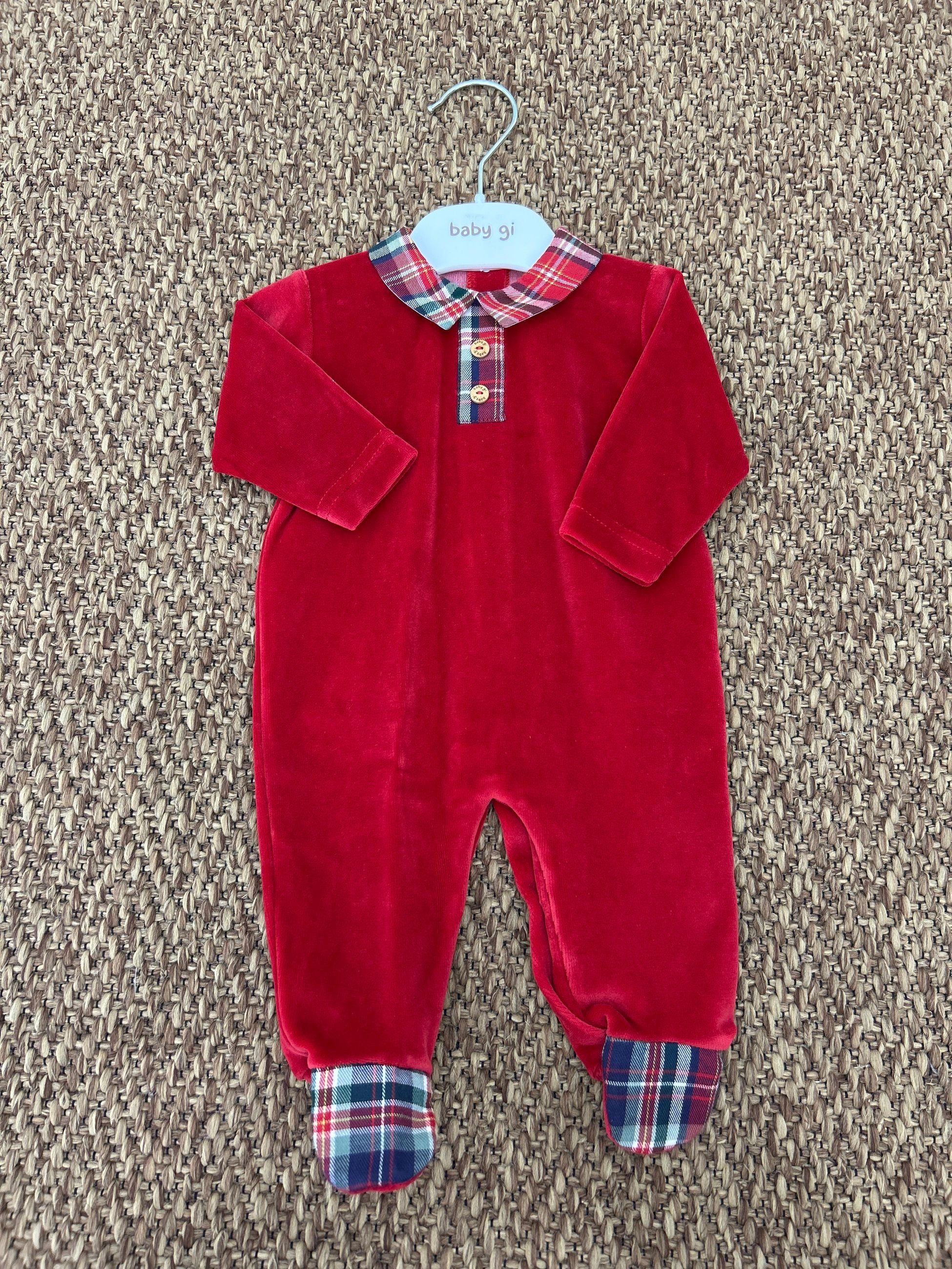 Tutina neonati dettagli scozzese Baby Gi