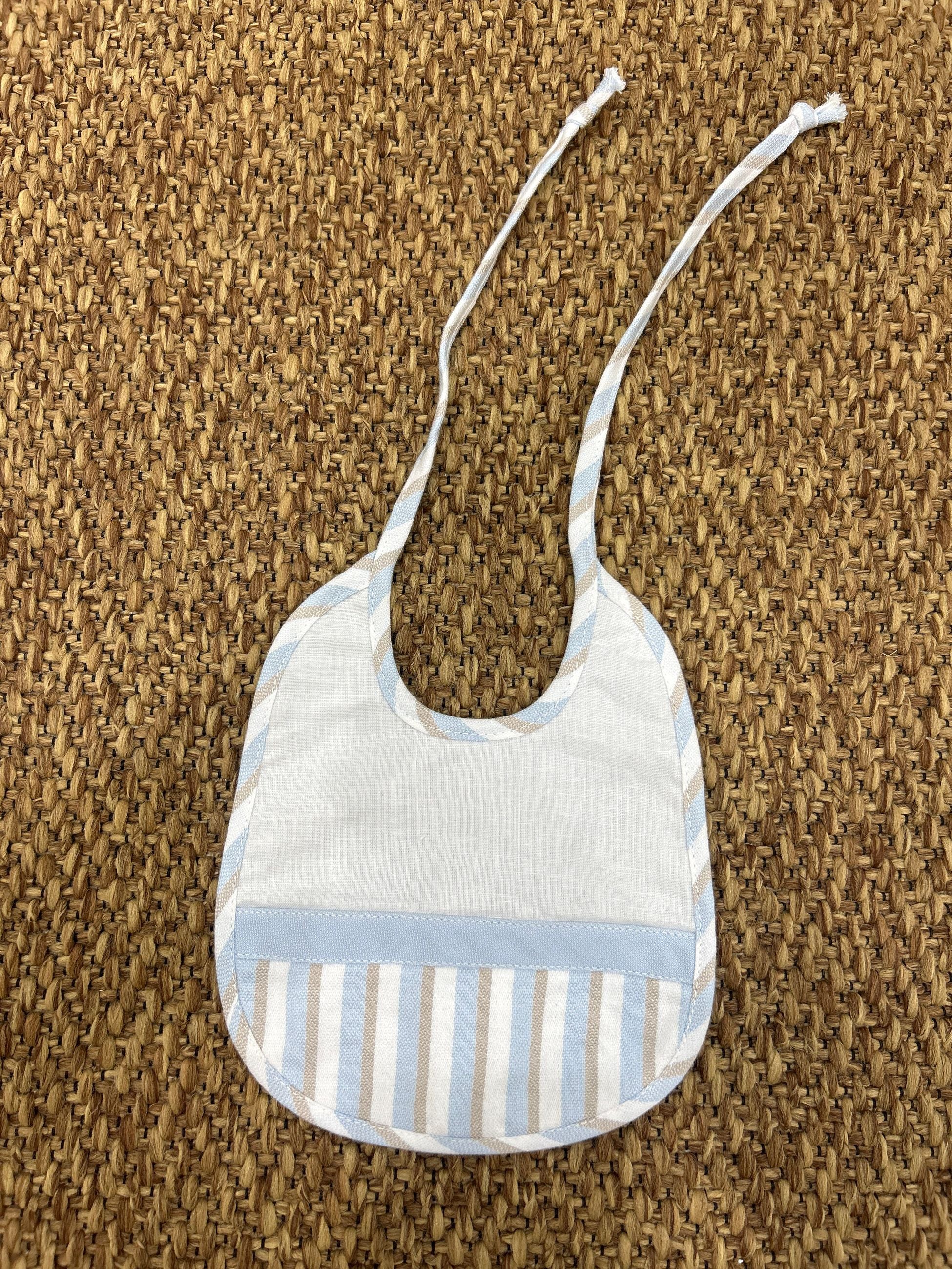 Bavetta neonato a righe Ninnaoh