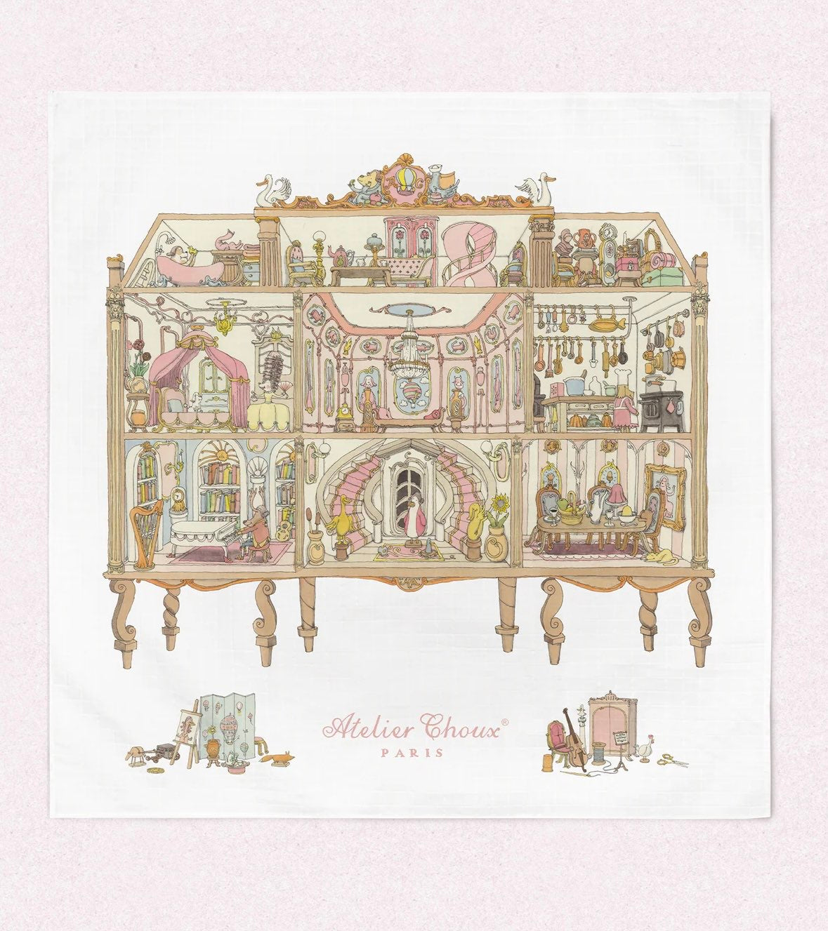 Mussola neonati casa delle bambole Atelier Choux