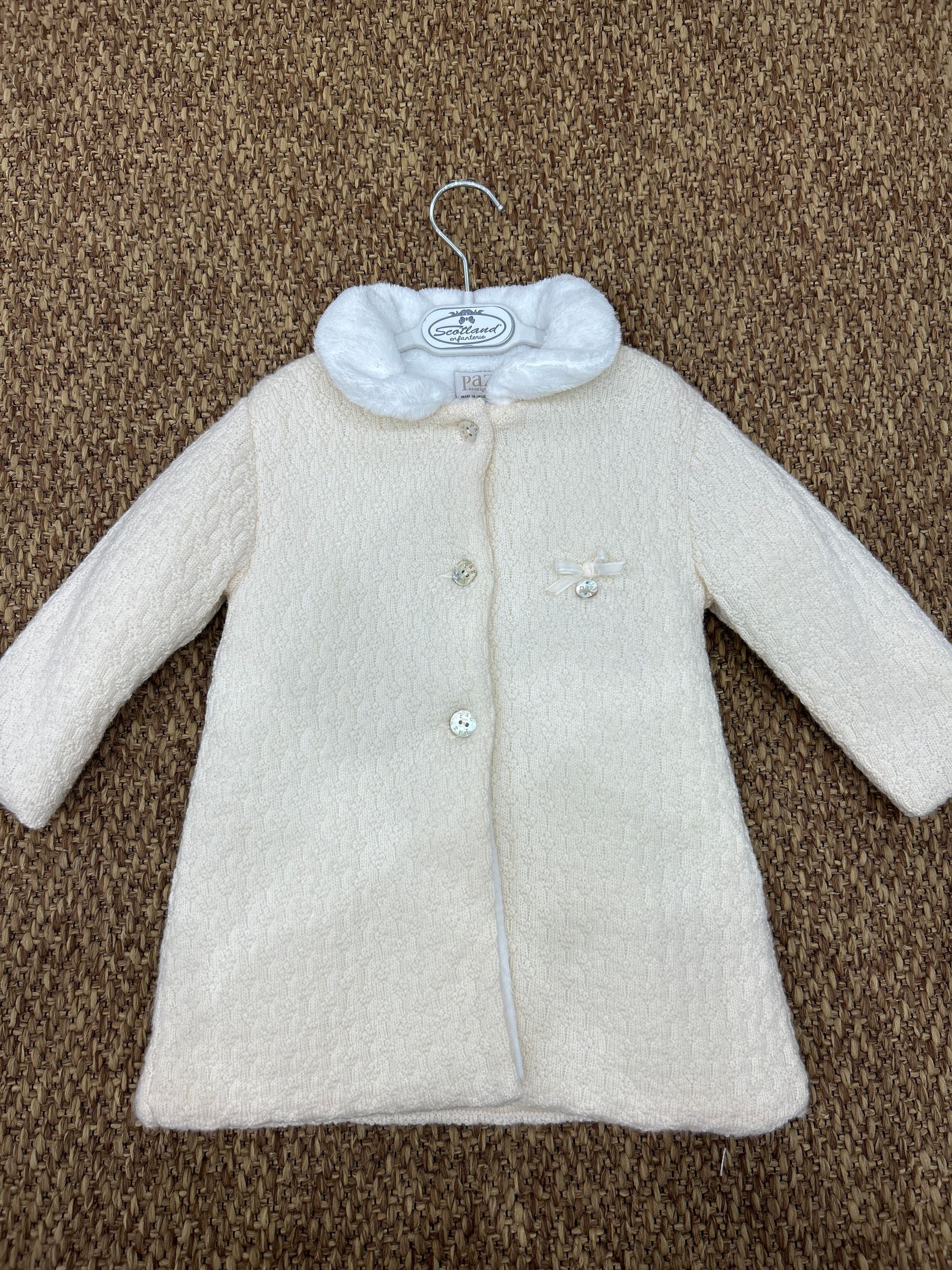 Cappotto bimba panna Paz Rodriguez