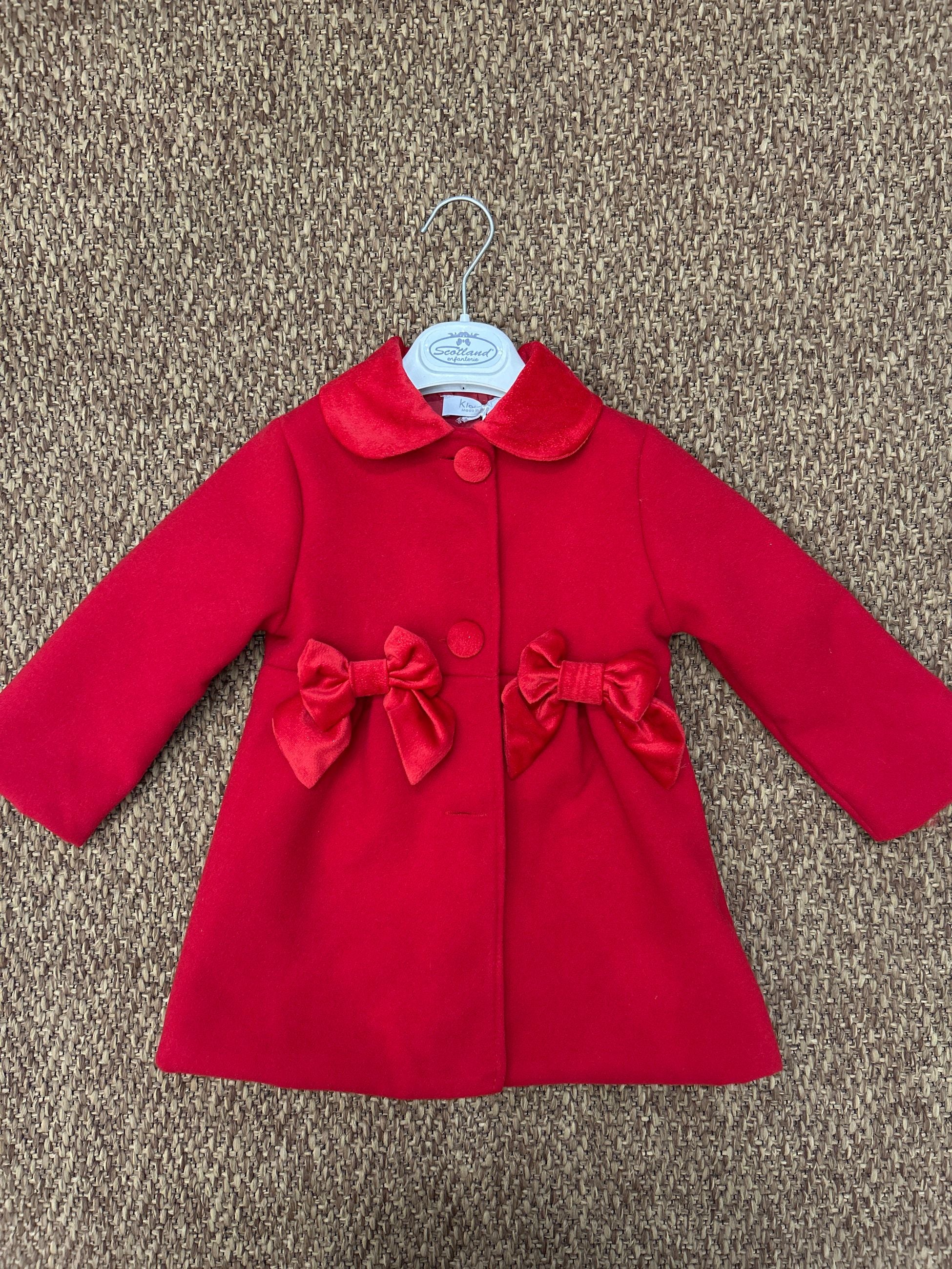 Cappotto bimba con fiocchetti Enfant Made in Italy