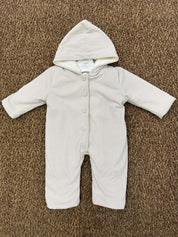 Eskimo neonati con cappuccio a costine Pappa e Latte