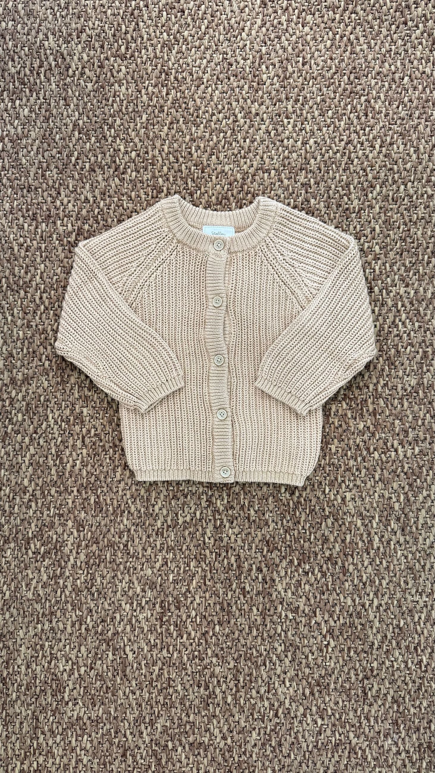 Giacchino bambini maglia inglese a costine