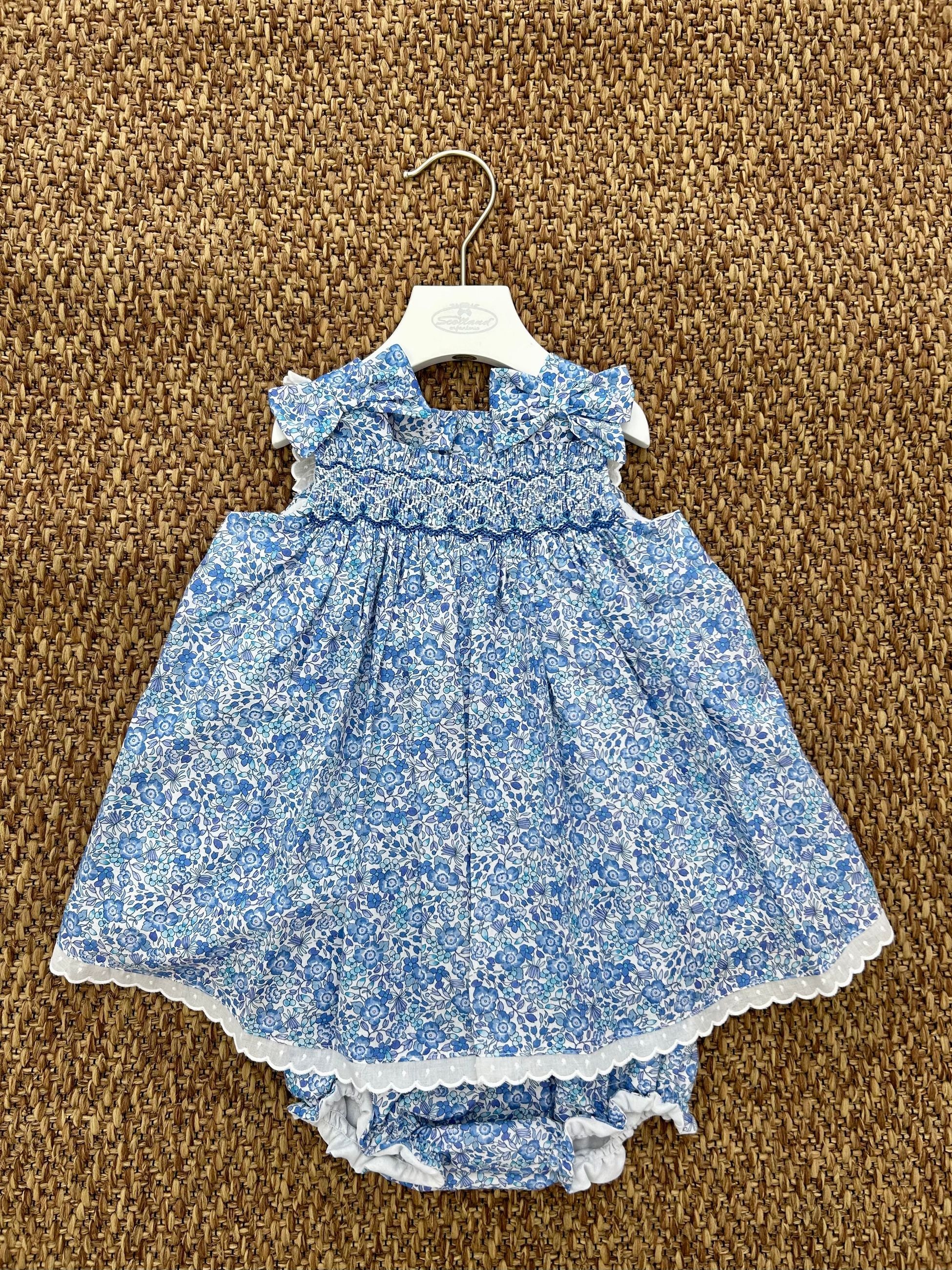Abito bimba 2pz fantasia fiori Tartaleta