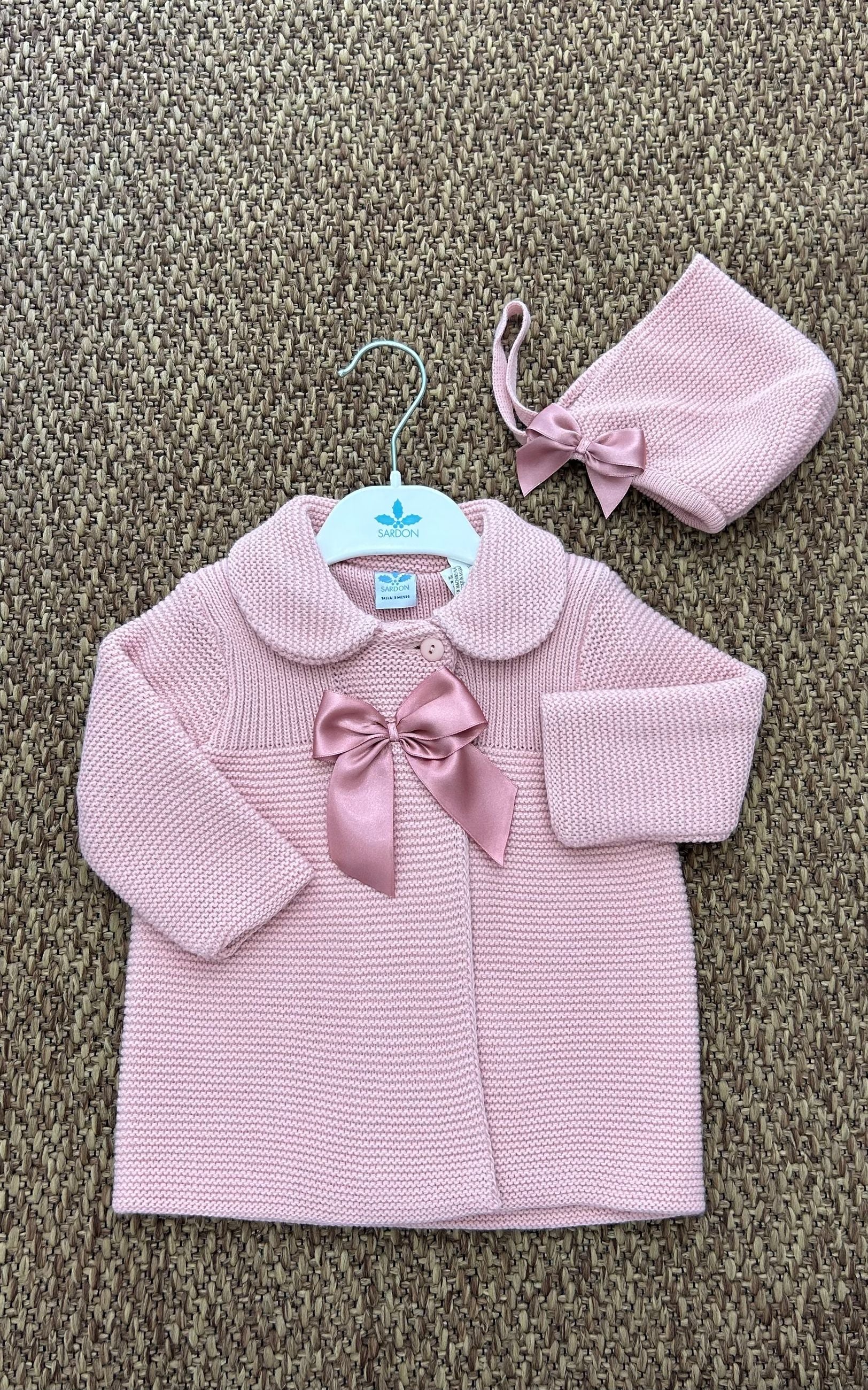 Cappottino bimba con cuffia Sardon