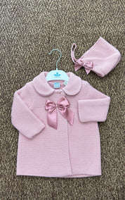 Cappottino bimba con cuffia Sardon