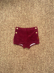 Culotte bambino in velluto con bottoncini Cocote
