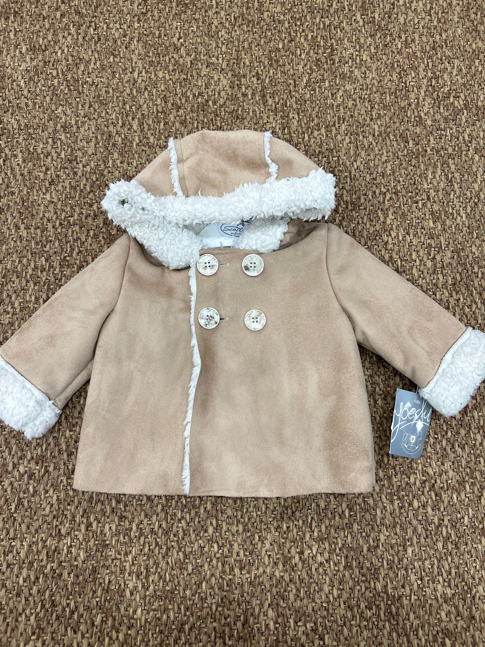 Cappotto bimba cammello Yoedu