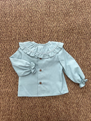 Camicia bimba con collo volant Cocote