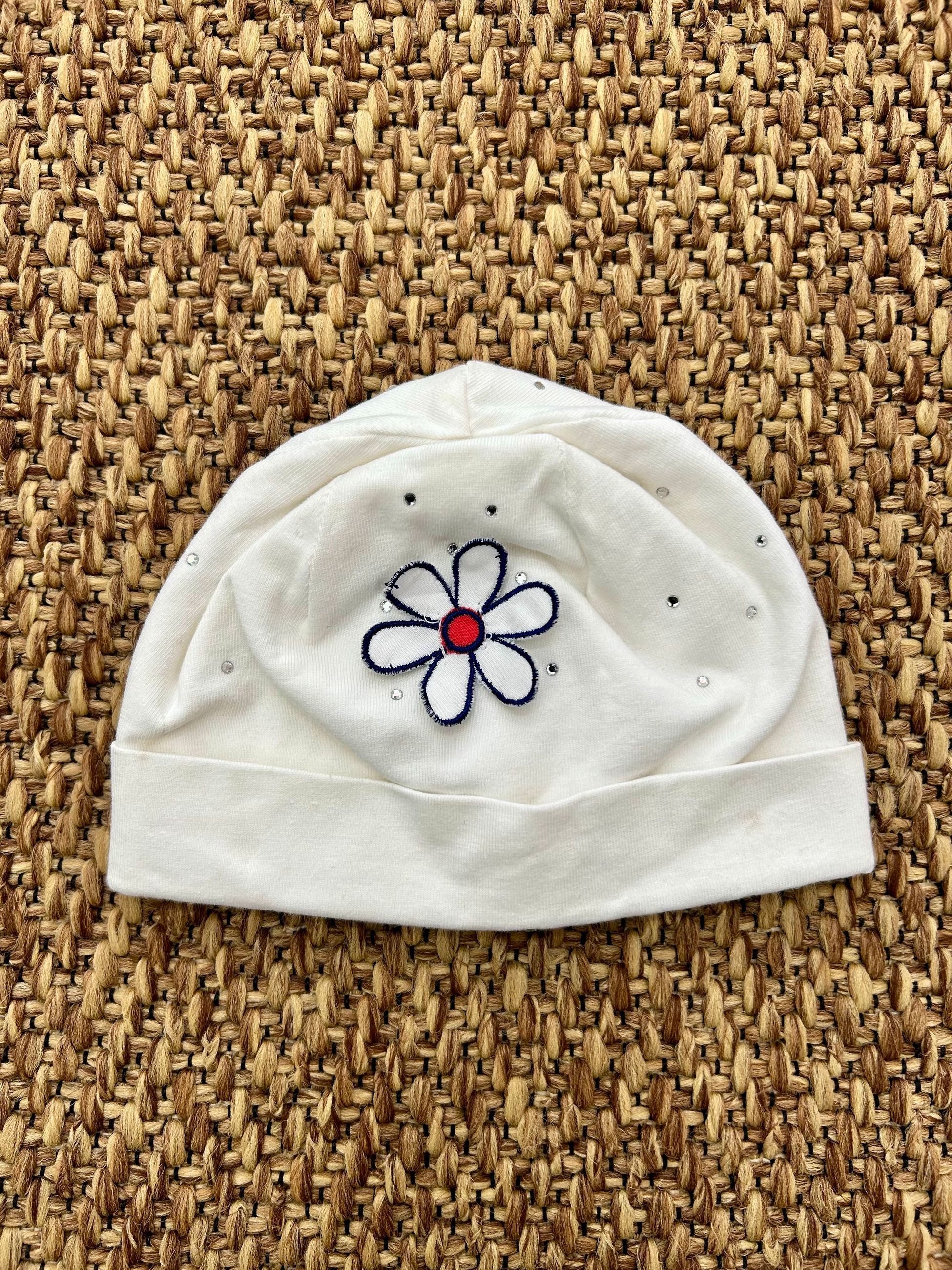 Cappellino neonati margherita Barcellino