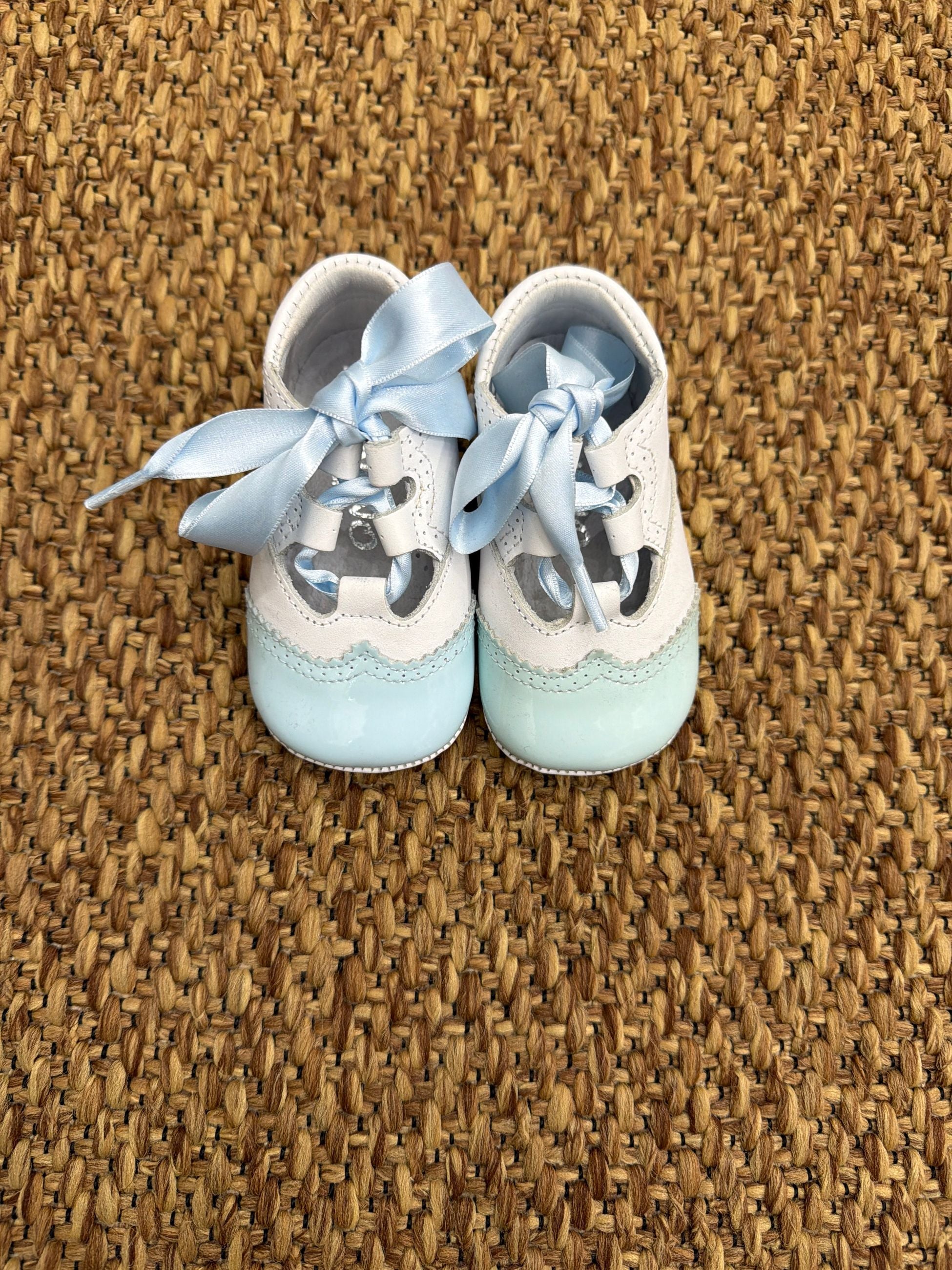 Scarpette neonati da culla con fiocchetto in raso Enfant Made in Italy