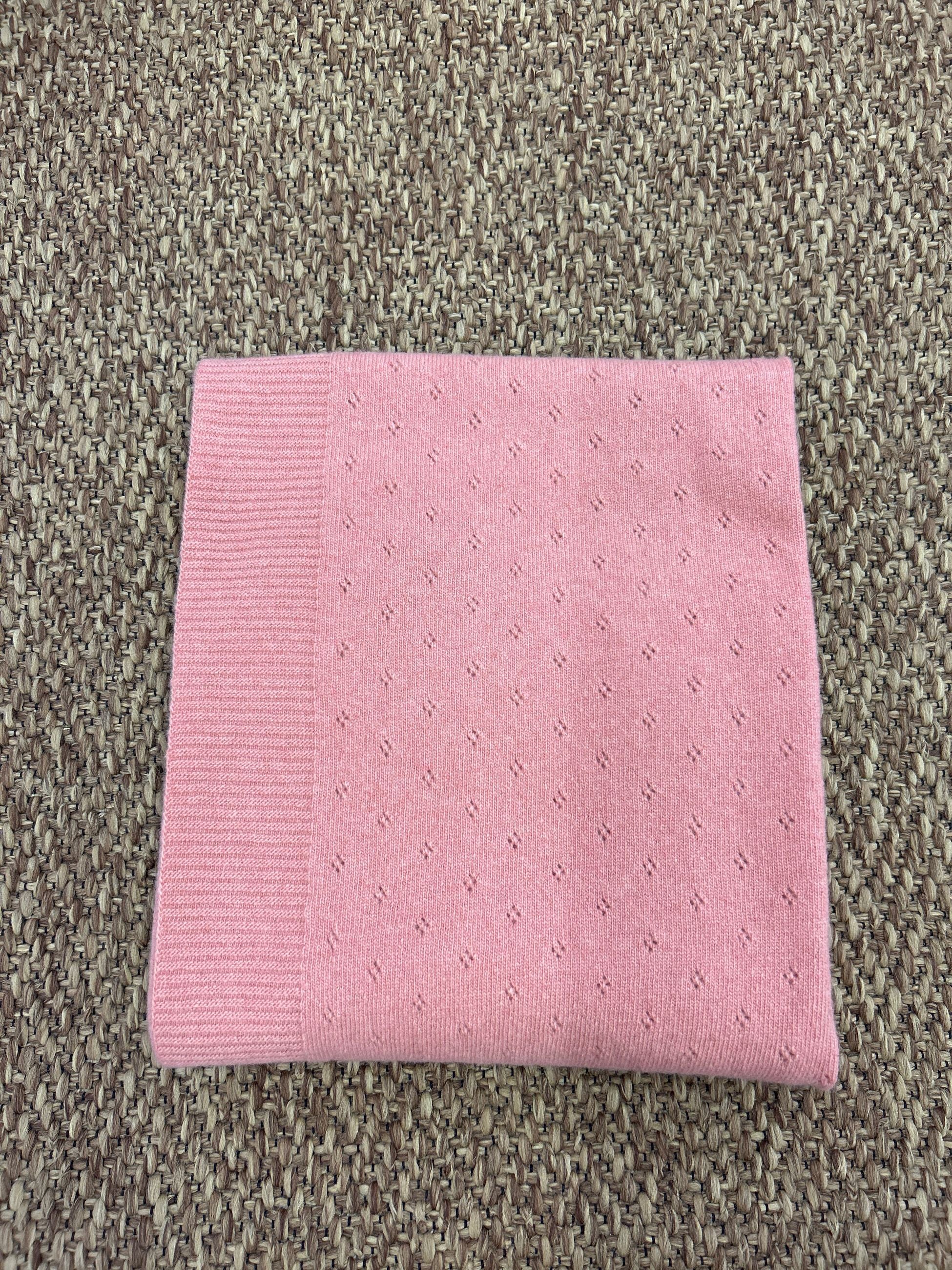 Scialle neonata rosa Wedoble