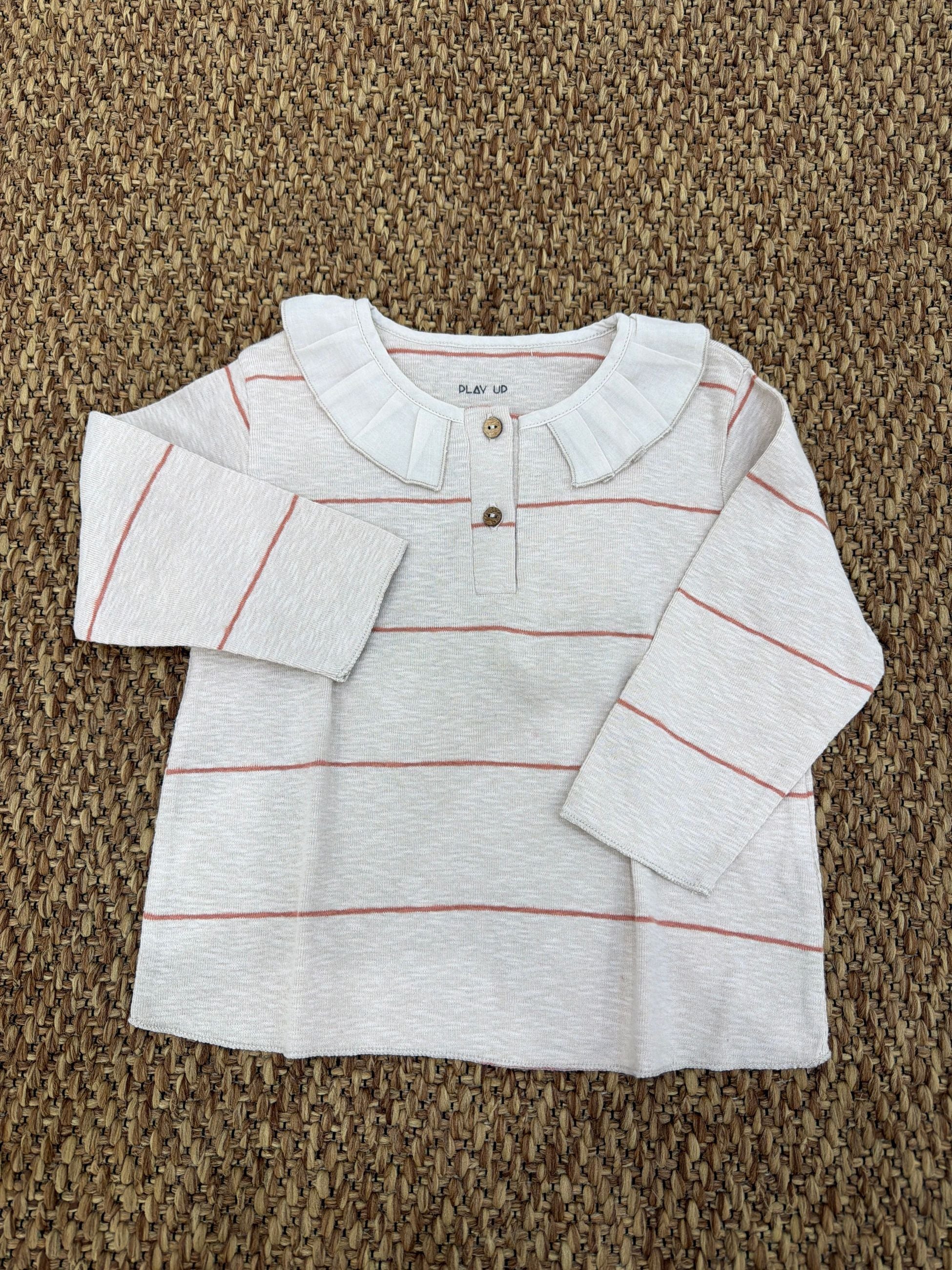 Maglia bimba a righe Play Up