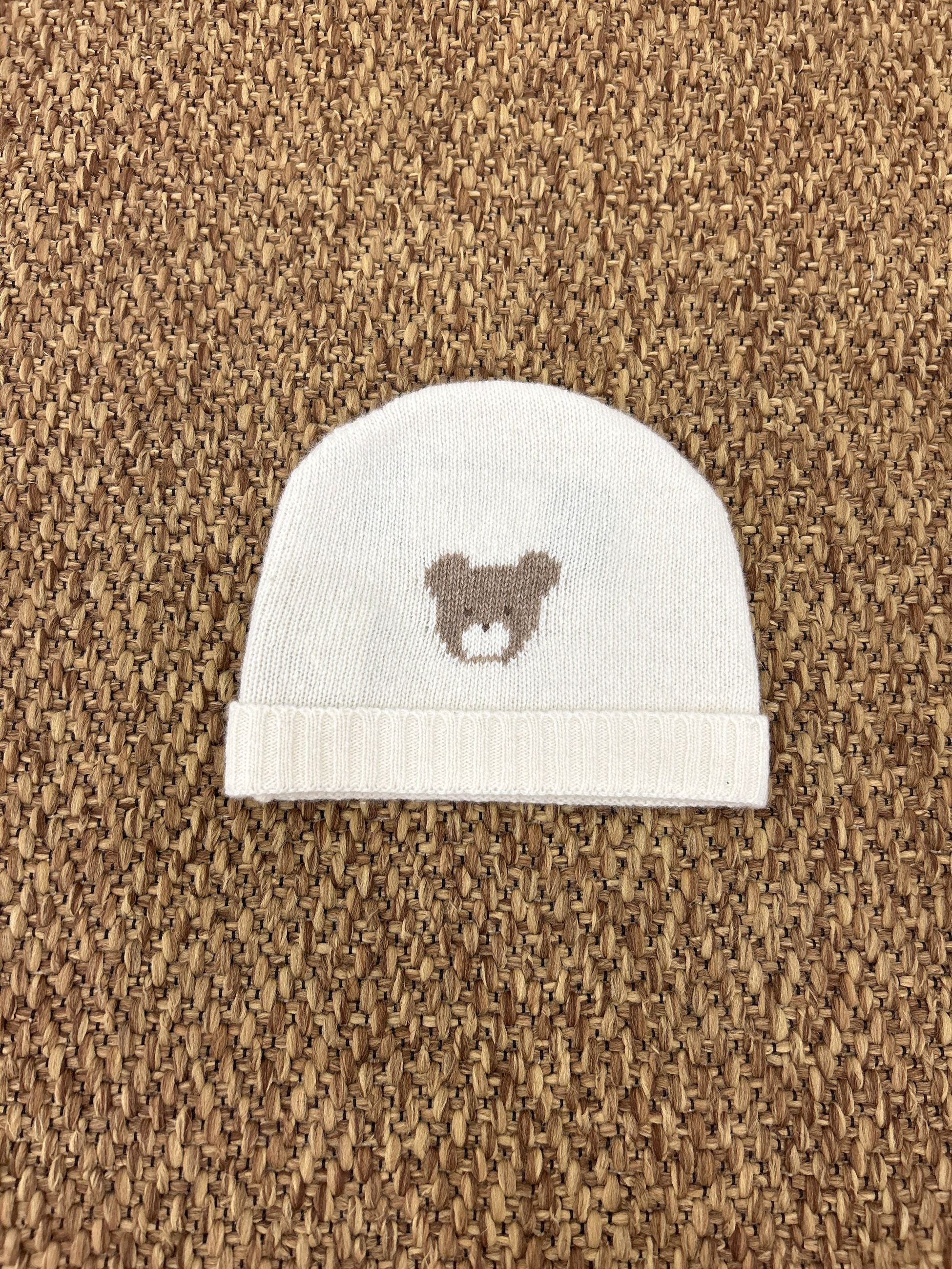 Cappellino lana bimbi orsacchiotto Jo Milano