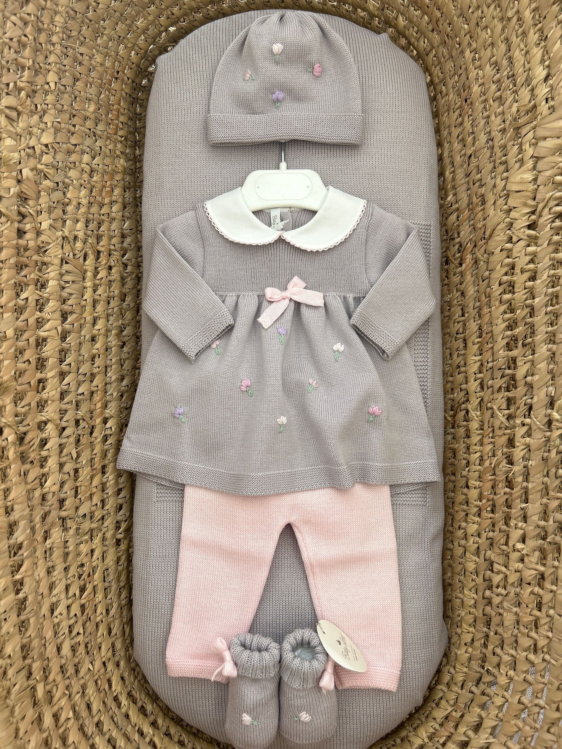 Completo neonata fiocchetto con cappello e scarpine Baby Lord