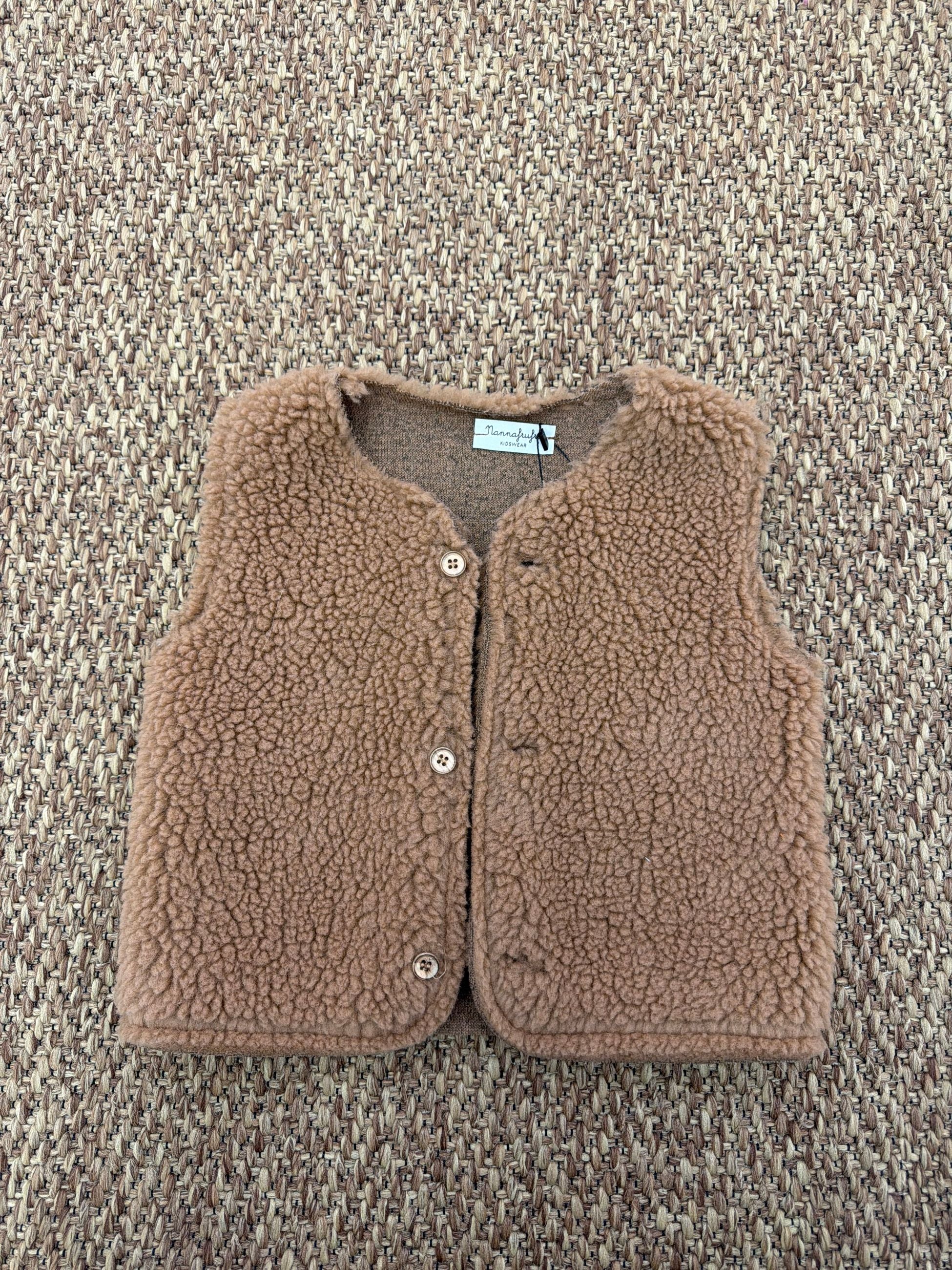 Gilet bimbo teddy Nanna frufru