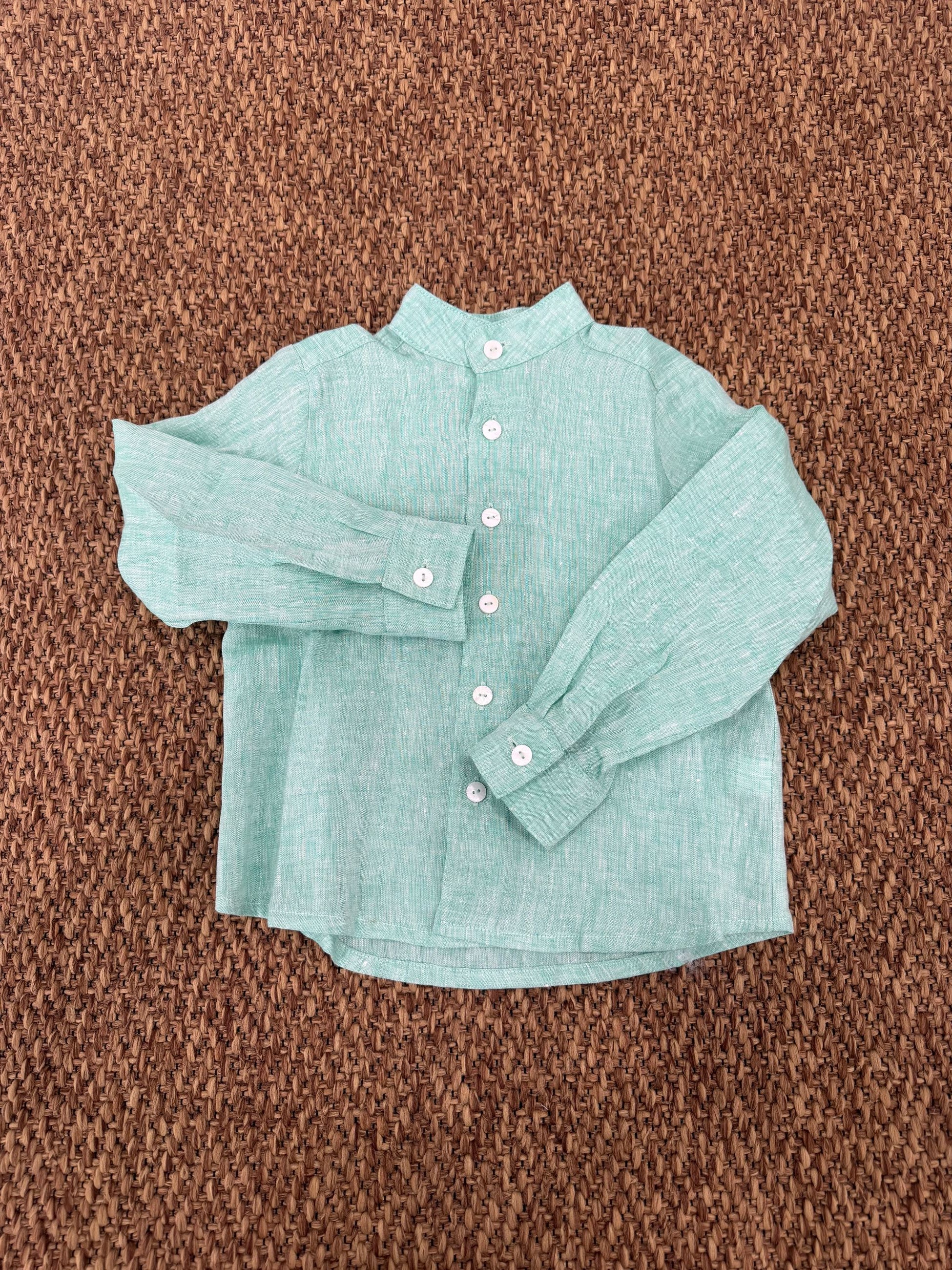 Camicia bambino di lino Pesciolino Rosso