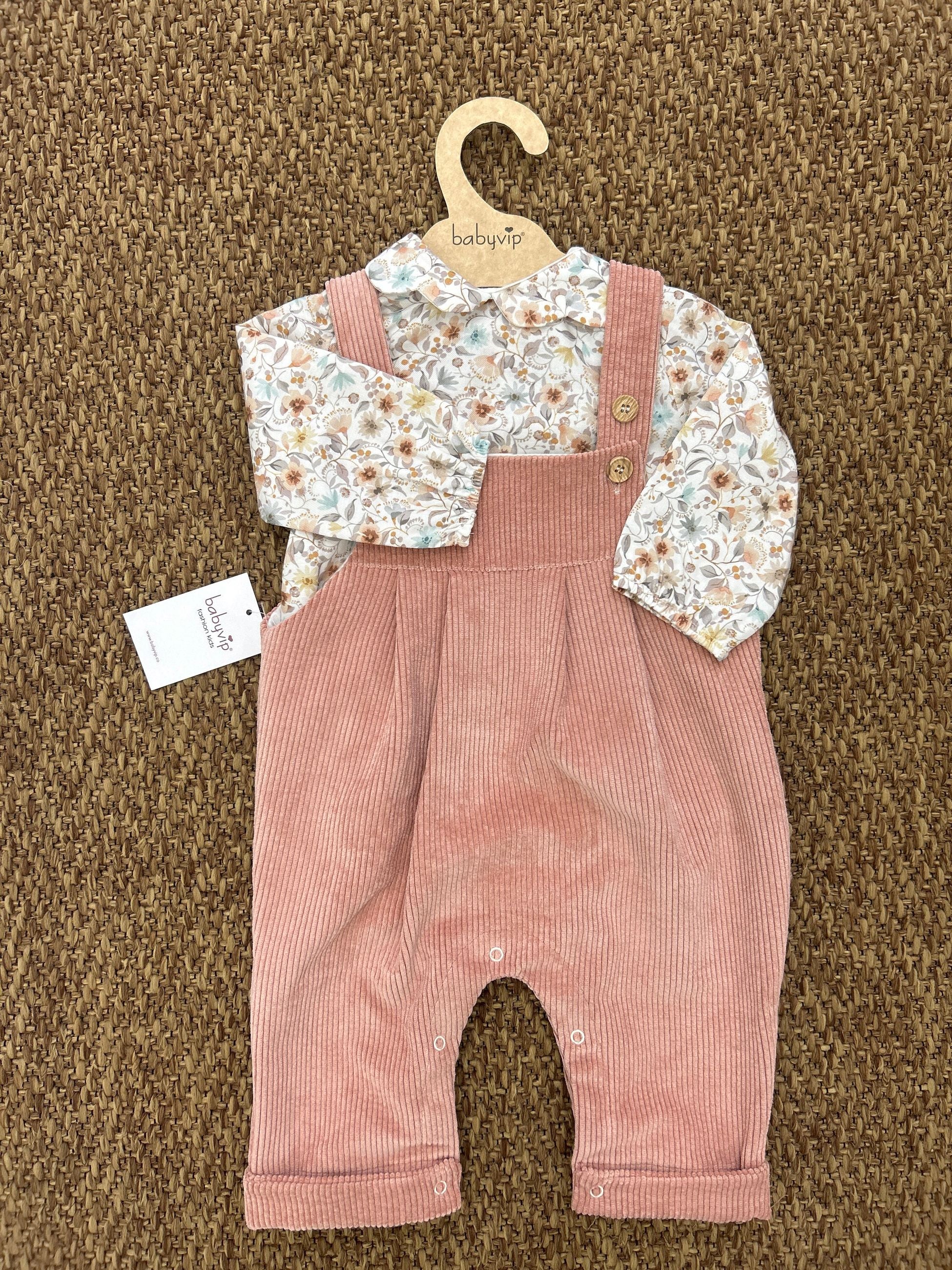 Completo bimba con salopette Baby Vip