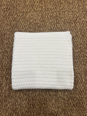 Scialle in pura lana con trecce Wedoble