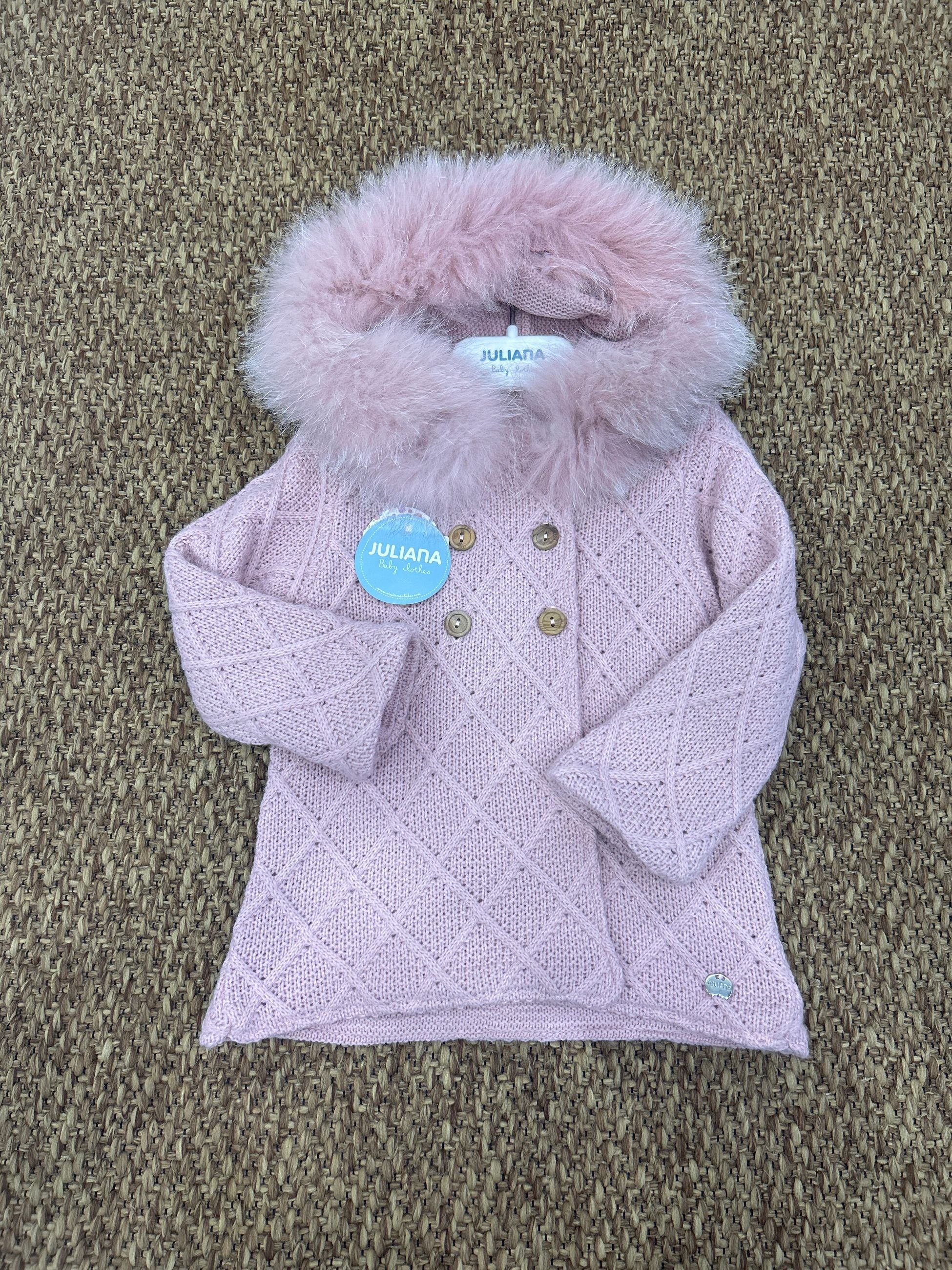 Cappotto bimba con pelliccietta Juliana