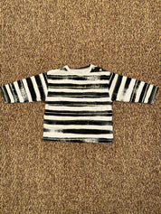Maglia bambino a righe con taschino Play Up