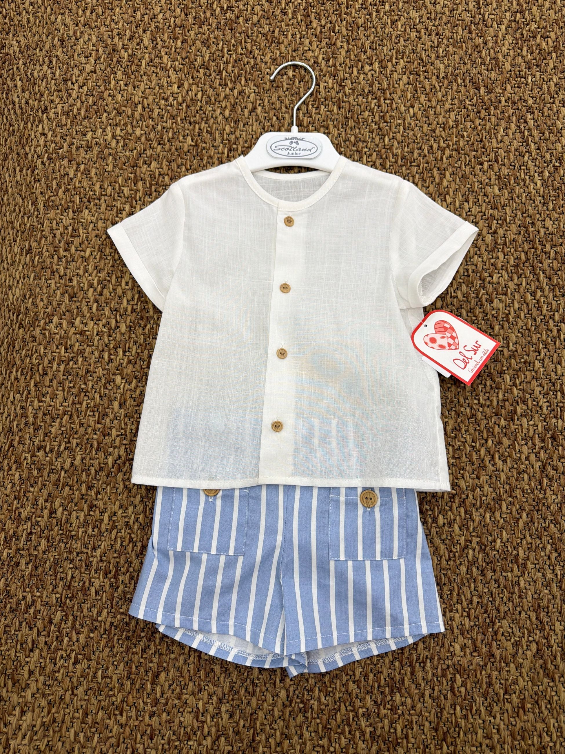 Completo bambino 2pz a righe Del Sur