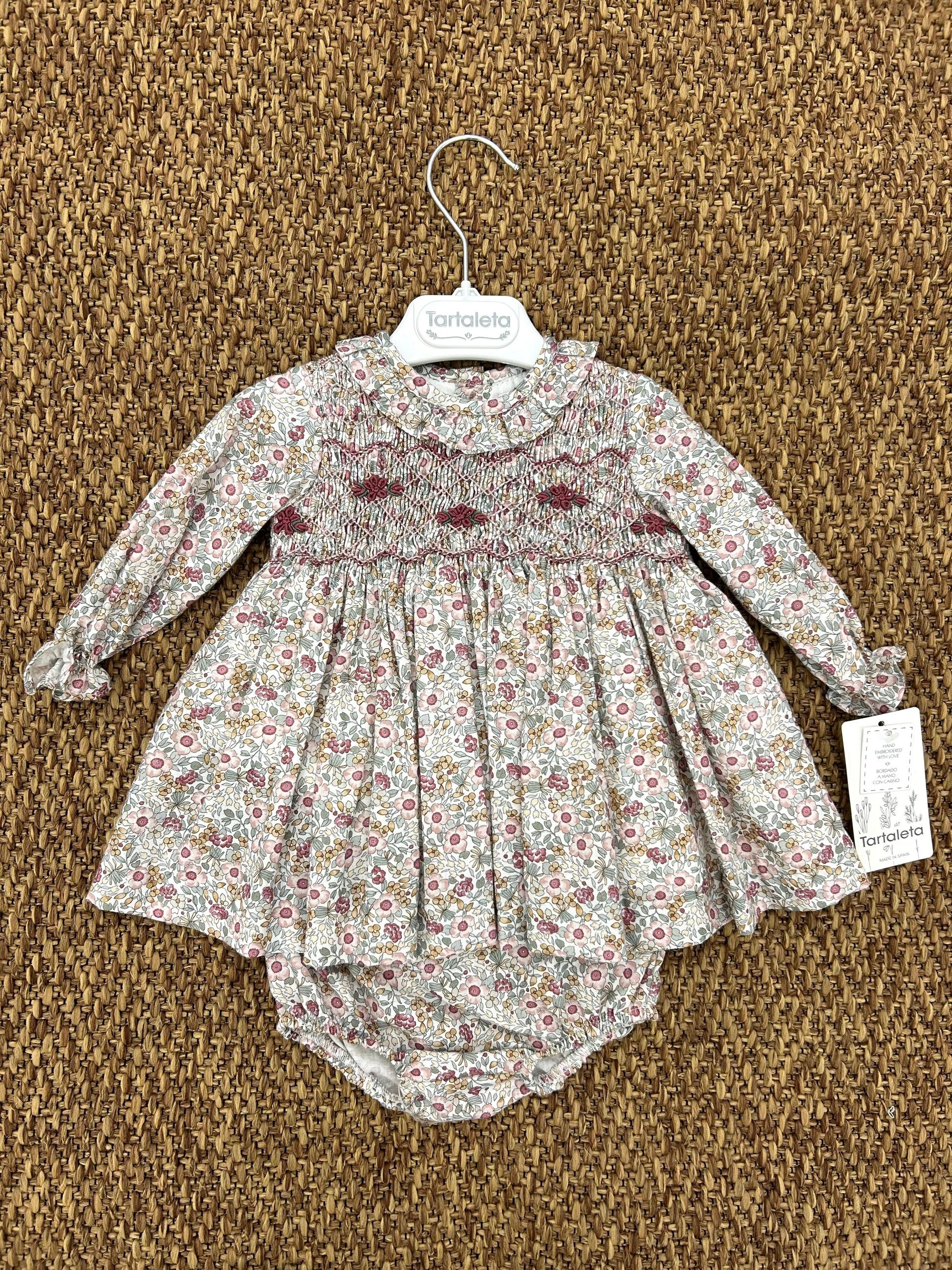 Completo bimba 2pz fantasia fiori Tartaleta