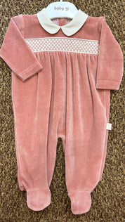 Tutina neonati in ciniglia Baby Gi