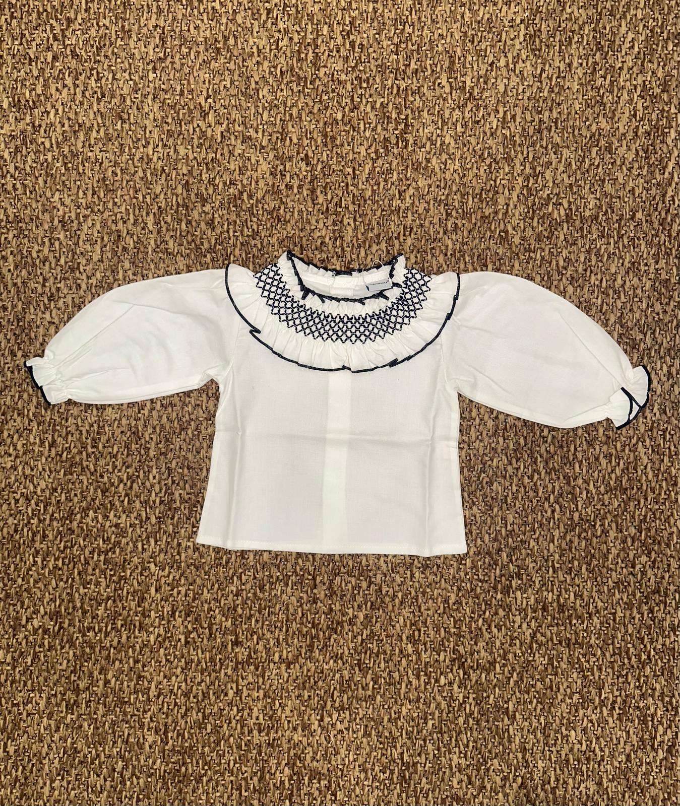 Camicia bambina con maniche a palloncino Babidu