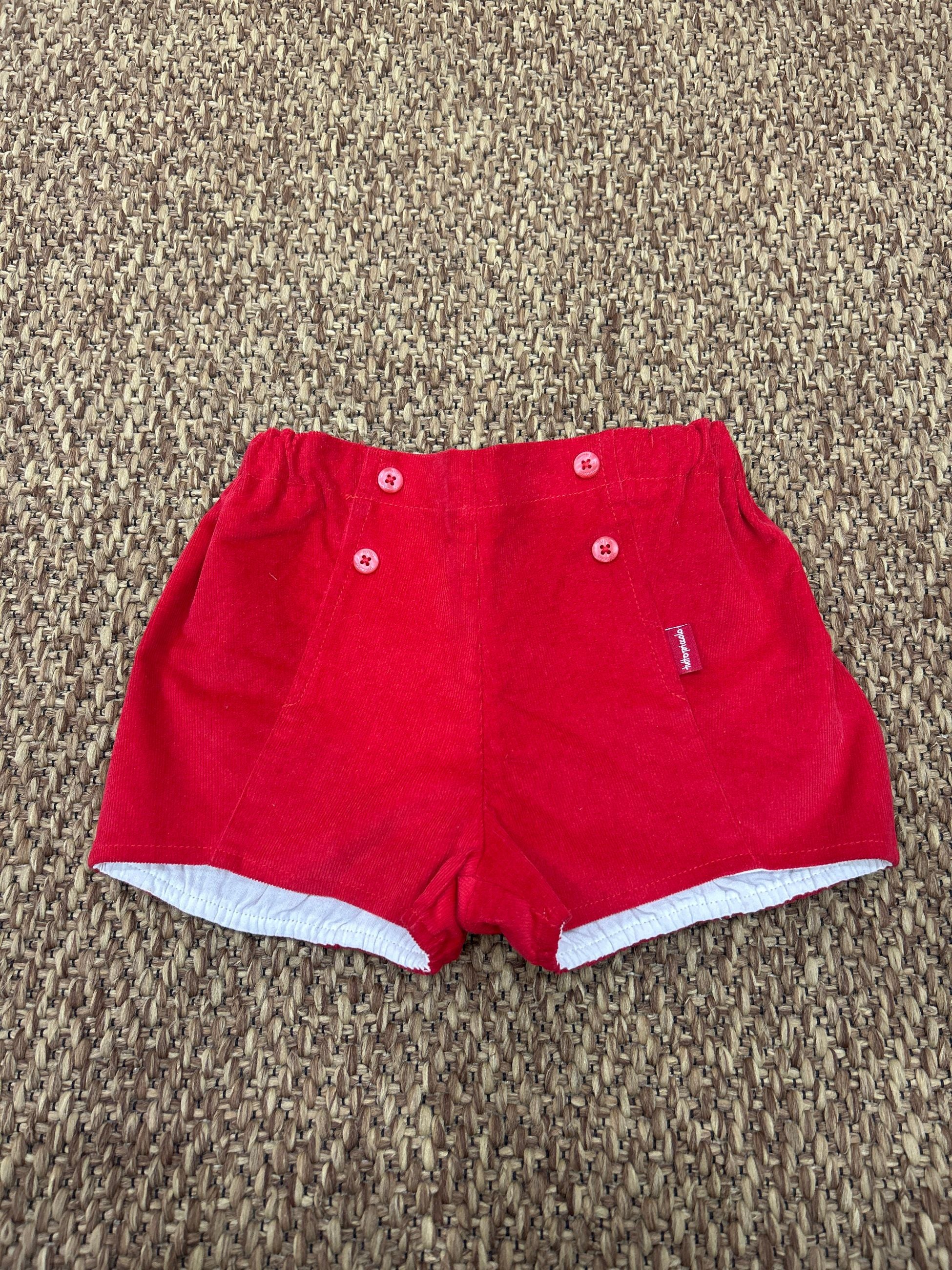 Short in vellutino a costine