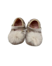 Ballerina neonata da culla in velluto con pon pon Indice
