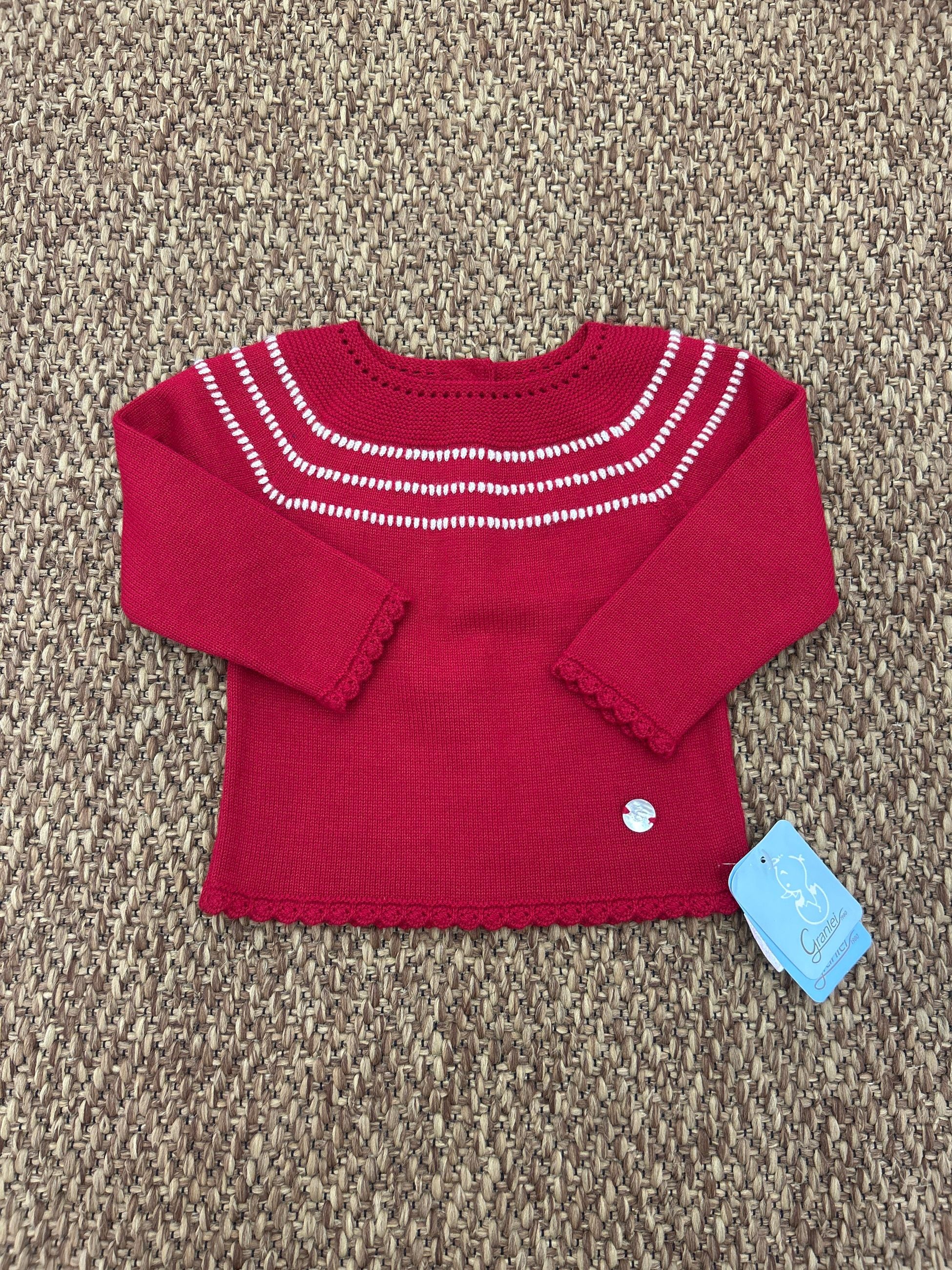 Maglia bimba con ricamo Enfanf Made in Italy