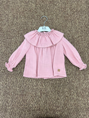 Camicia bimba con collo volant Jose Varon