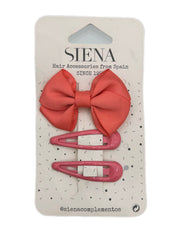 Set mollette bimba con fiocco Siena